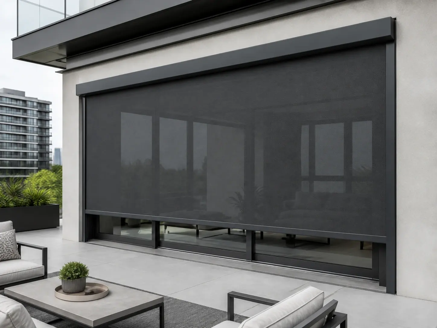 Anthracite Zip Screen